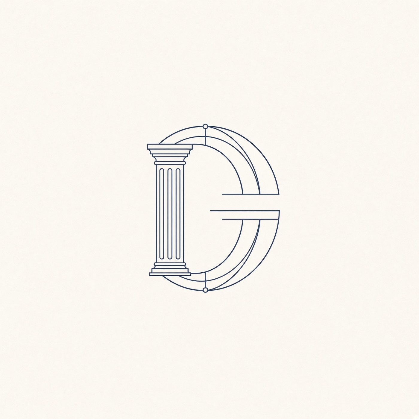 GIST geometric G monogram